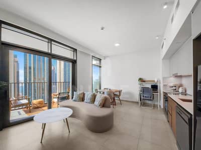 1 Bedroom Flat for Sale in Dubai Creek Harbour, Dubai - Burj Khalifa Views-Tenanted Until Dec | High Floor