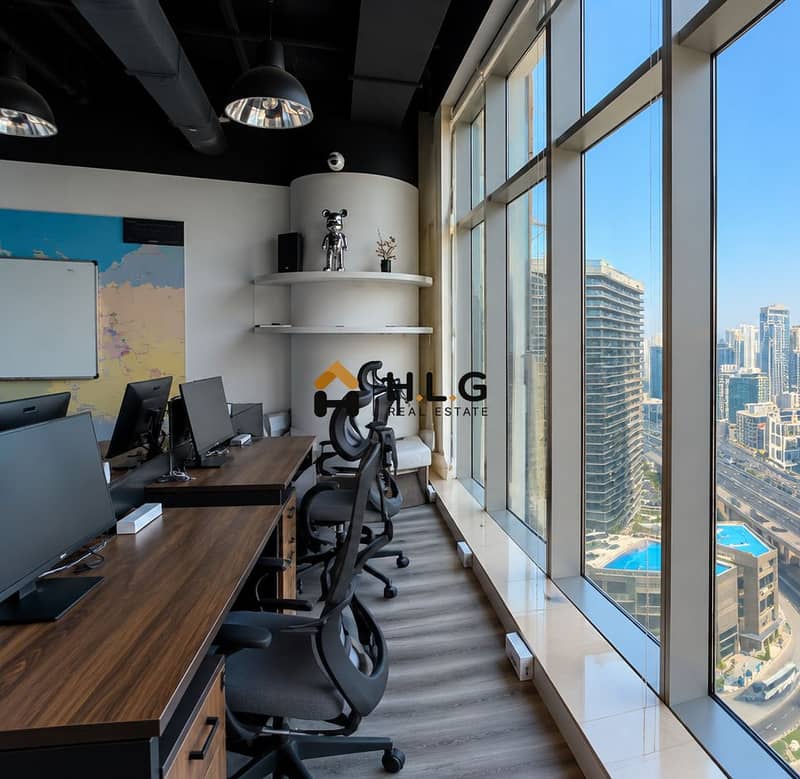 4 Modern Office Overlooking Cityscape. png