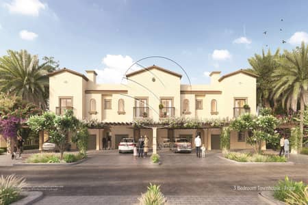 2 Bedroom Townhouse for Sale in Zayed City, Abu Dhabi - 3BR - TH - FRONT. jpg 2 Bedroom Townhouse for Sale in Zayed City, Abu Dhabi - 3BR - TH - FRONT. jpg