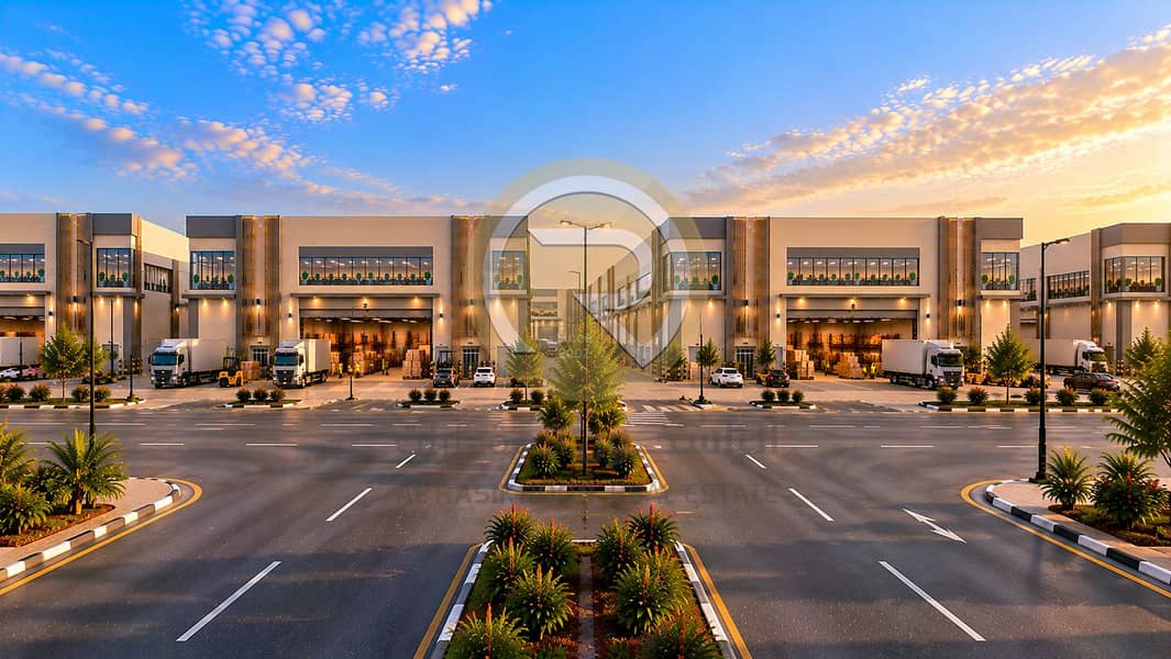 9 Golden-Hour Warehouse Logistics Avenue. png