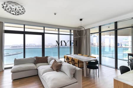 3 Cпальни Апартаменты Продажа в Дубай Харбор, Дубай - 10 living room & kitchen (5). jpg