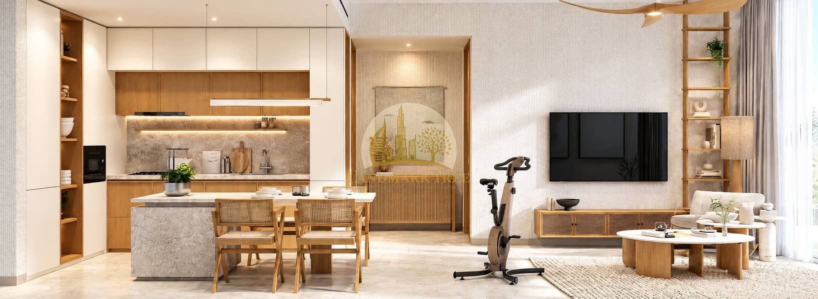 5 Warm Scandinavian Open-Plan Interior. png