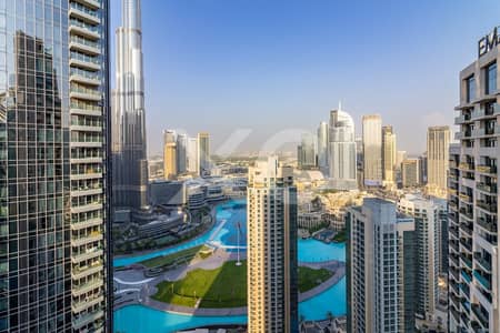 3 Bedroom Apartment for Rent in Downtown Dubai, Dubai - Burj and Fountain View | High Floor | Unfurnished 3 Bedroom Apartment for Rent in Downtown Dubai, Dubai - Burj and Fountain View | High Floor | Unfurnished