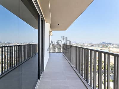 1 Slaapkamer Appartement te Huur in Mohammed Bin Rashid City (MBR City), Dubai - Modern Balcony Overlooking the City. png
