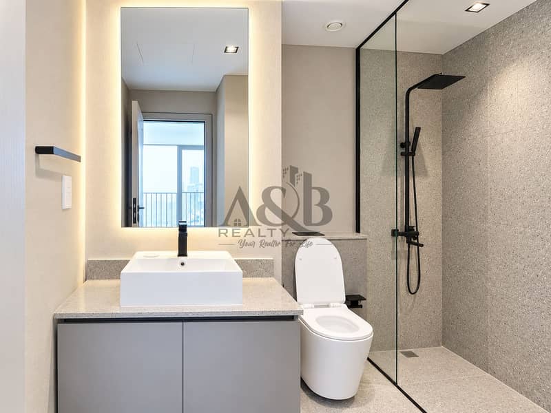 9 Modern Minimalist Bathroom with City View. png