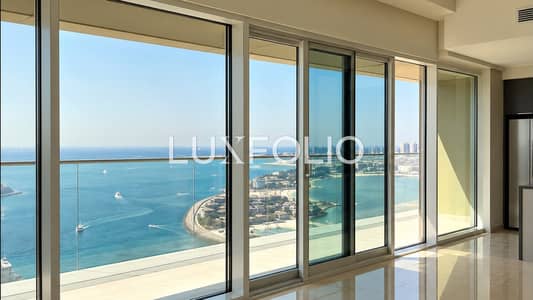 3 Bedroom Apartment for Sale in Dubai Harbour, Dubai - RAREST LAYOUT | HIGH FLOOR | PALM SUNSET AND MARINA VIEW