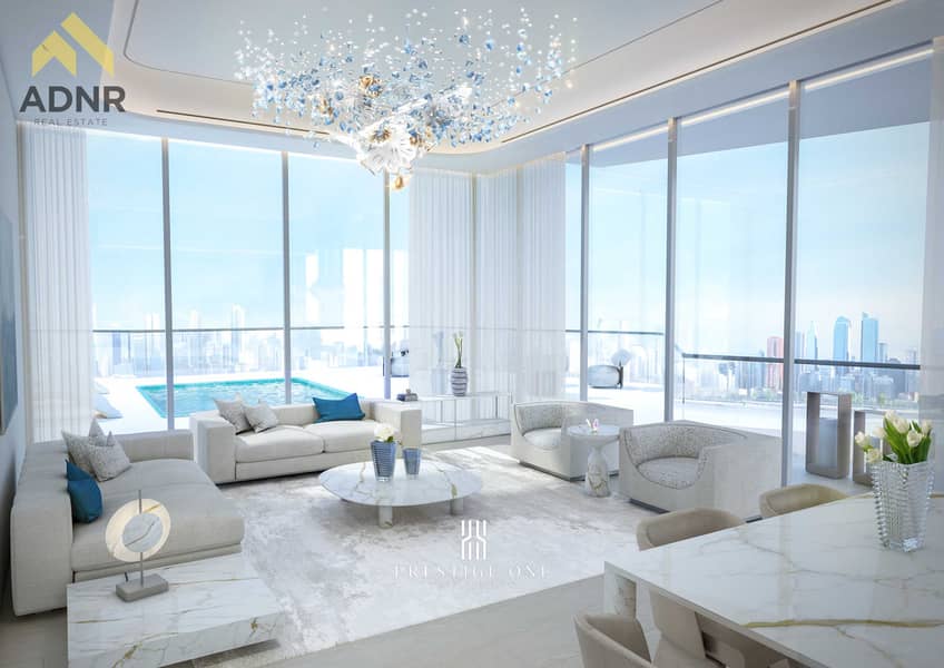 4 05 3-Bedroom penthouse - living dining. jpg
