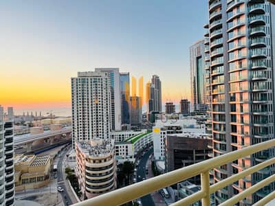 1 Bedroom Flat for Rent in Dubai Marina, Dubai - Marina and Sea View | Unfurnished | Near Metro