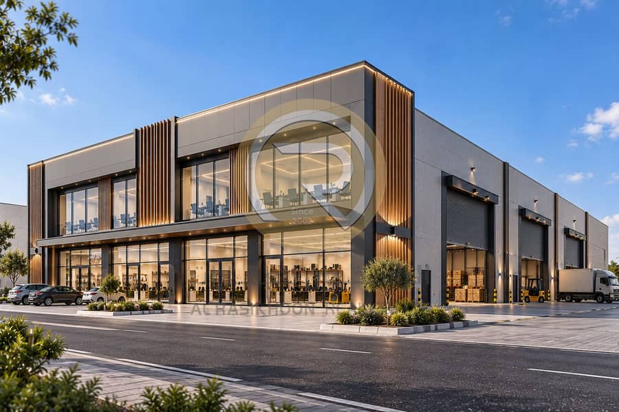 Modern Glassfront Warehouse and Showroom. png Modern Glassfront Warehouse and Showroom. png