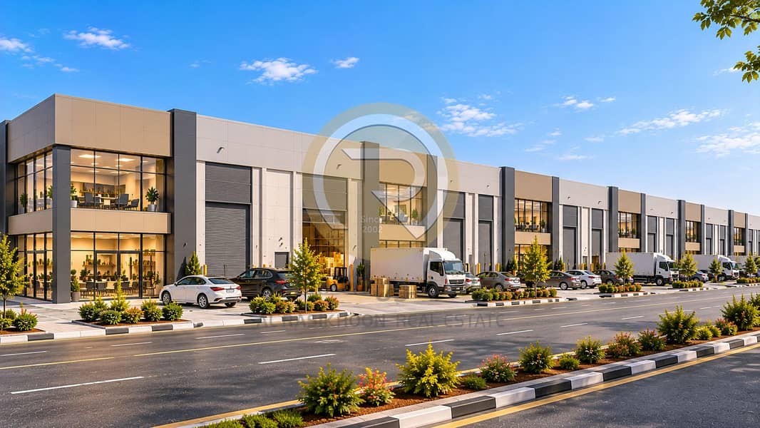 6 Modern Industrial Park Warehouse Row. png