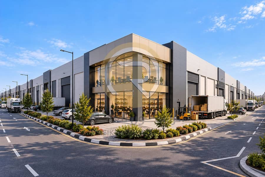 8 Modern Industrial Business Park Corner. png
