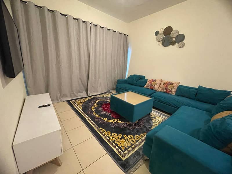 Furnished One-bedroom apartment for monthly rent in Ajman – Al ...