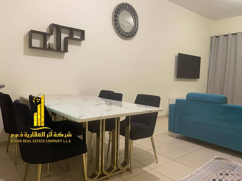 Furnished One-bedroom apartment for monthly rent in Ajman – Al ...