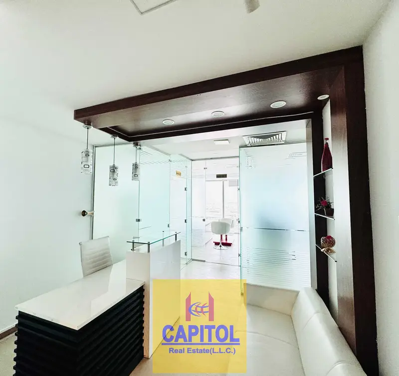 Modern White-Theme Office with Glass Partitions | Direct Owner – No Commission