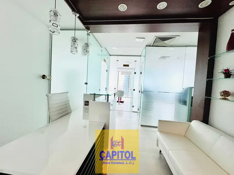 Modern White-Theme Office with Glass Partitions | Direct Owner – No Commission