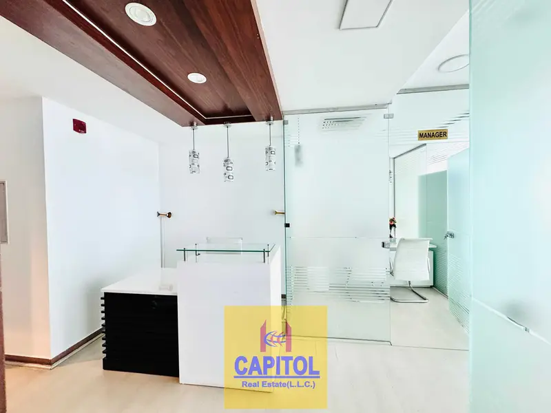 Modern White-Theme Office with Glass Partitions | Direct Owner – No Commission