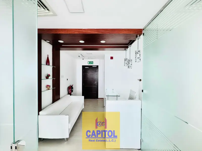 Modern White-Theme Office with Glass Partitions | Direct Owner – No Commission
