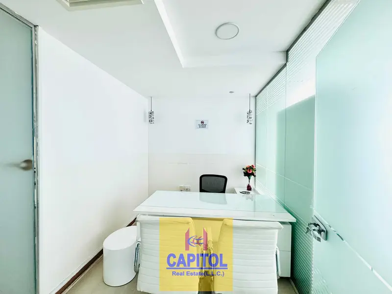 Modern White-Theme Office with Glass Partitions | Direct Owner – No Commission