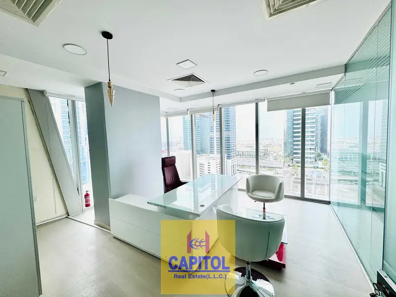 Modern White-Theme Office with Glass Partitions | Direct Owner – No Commission