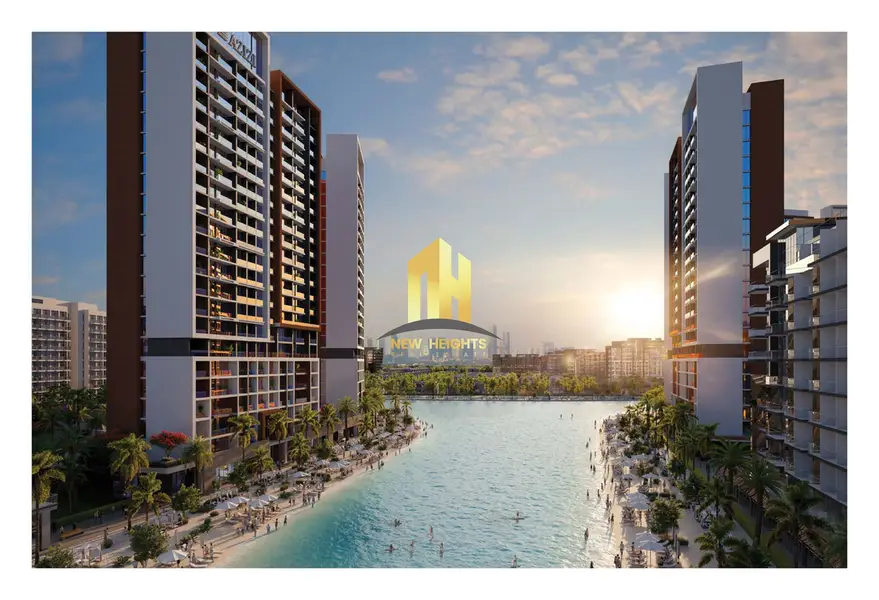 Waterfront 1BR Apartment | Azizi Venice 15 Tower B | Marina & Lagoon Views