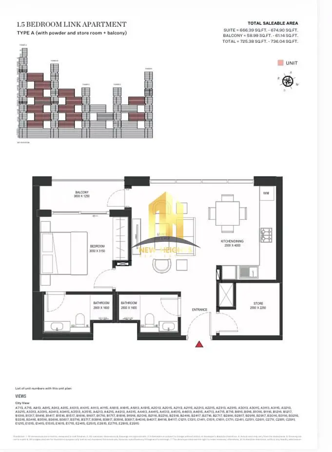 Waterfront 1BR Apartment | Azizi Venice 15 Tower B | Marina & Lagoon Views