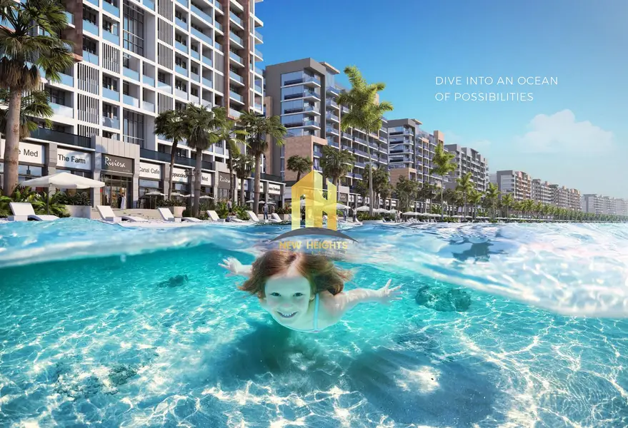 Waterfront 1BR Apartment | Azizi Venice 15 Tower B | Marina & Lagoon Views