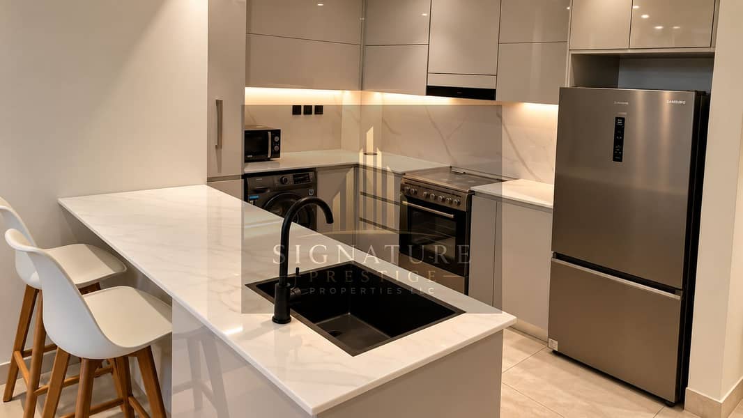 2 Warm Minimalist Kitchen with Marble Accents. png