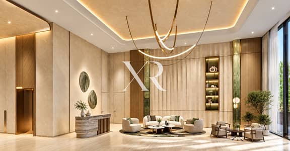 世博城, 迪拜 2 卧室单位待售 - Luxurious Modern Lobby with Sculptural Chandelier. png 世博城, 迪拜 2 卧室单位待售 - Luxurious Modern Lobby with Sculptural Chandelier. png