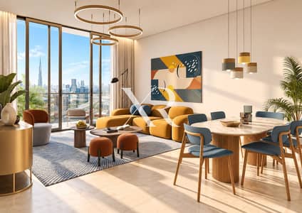 2 Schlafzimmer Wohnung zum Verkauf in Dubai Design District (D3), Dubai - Sunlit Luxury Living with City Views. png