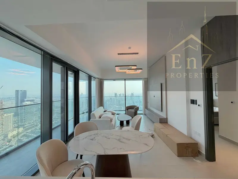 High-Floor Fully Furnished 1BR | Canal & Skyline View |