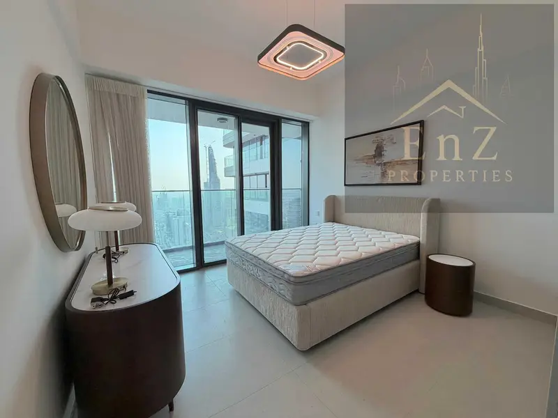 High-Floor Fully Furnished 1BR | Canal & Skyline View |