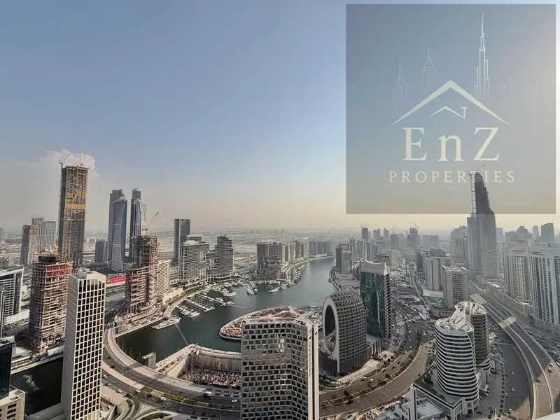High-Floor Fully Furnished 1BR | Canal & Skyline View |
