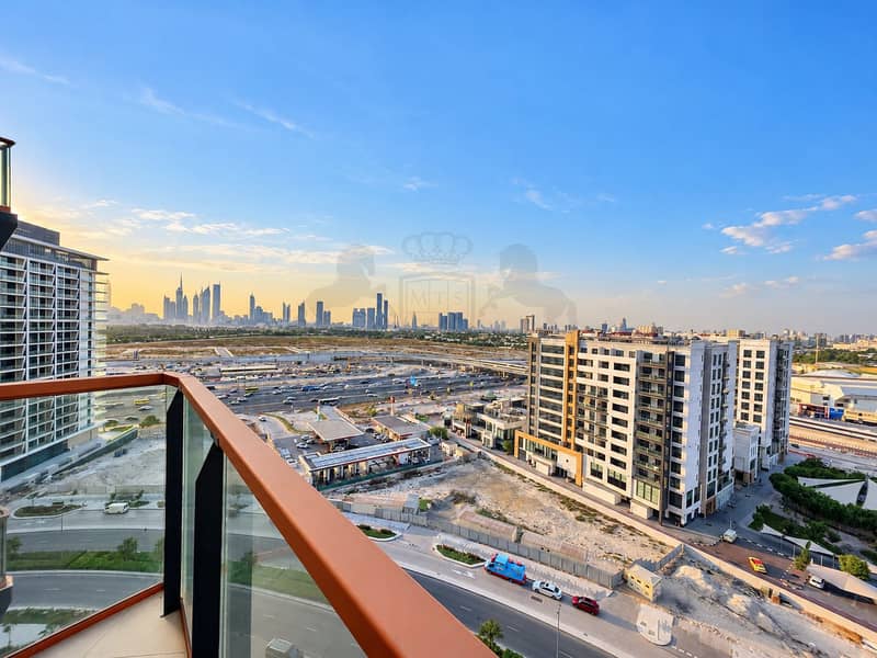 11 Dubai Skyline from a Sunlit Balcony. png