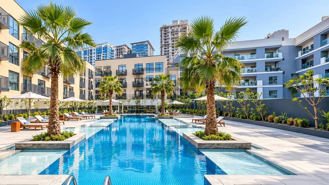 Apartamento en Jumeirah Village Circle (JVC),JVC District 13,Beverly Residence, 3 dormitorios, 130000 AED - 16929399 Apartamento en Jumeirah Village Circle (JVC),JVC District 13,Beverly Residence, 3 dormitorios, 130000 AED - 16929399