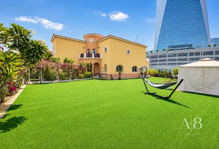 5 Bedroom Villa for Rent in Jumeirah Park, Dubai - Corner Plot | Vacant | Skyline View 5 Bedroom Villa for Rent in Jumeirah Park, Dubai - Corner Plot | Vacant | Skyline View