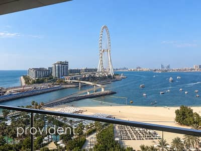 朱美拉海滩住宅（JBR）， 迪拜 2 卧室公寓待租 - 位于朱美拉海滩住宅（JBR），朱美拉谦恭度假酒店和水疗中心，朱美拉门户1号大厦 2 卧室的公寓 340000 AED - 16929992