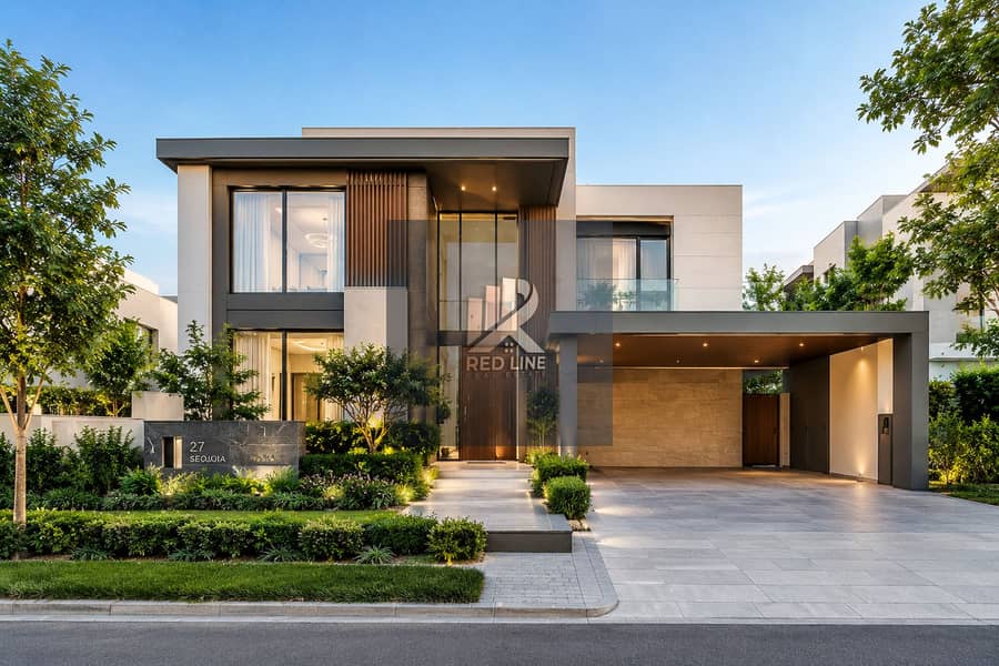 2 Modern Sequoia Villa Exterior. png