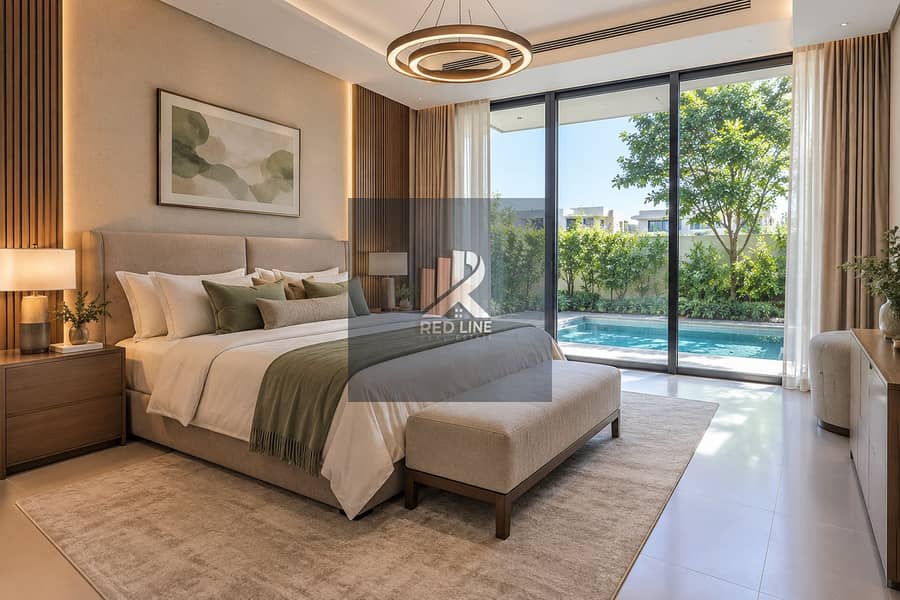 7 Serene Luxury Bedroom with Pool View. png
