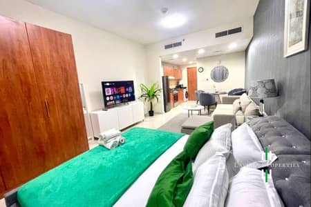 Studio for Rent in Dubai Production City (IMPZ), Dubai - HIGH FLOOR | FULLY FURNISHED | DEDICATED PARKING