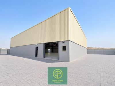 Warehouse zum Miete in Jebel Ali, Dubai - Modern Industrial Warehouse Exterior. png Warehouse zum Miete in Jebel Ali, Dubai - Modern Industrial Warehouse Exterior. png