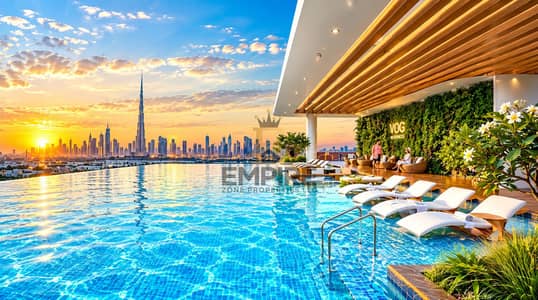 Студия Продажа в Дубай Силикон Оазис, Дубай - Luxury Rooftop Pool at Sunset. png Студия Продажа в Дубай Силикон Оазис, Дубай - Luxury Rooftop Pool at Sunset. png