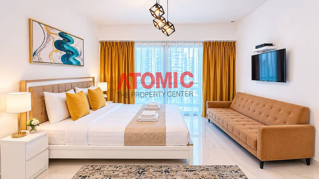 4 Chq |Free Chiller|Marina View| Renovated Studio