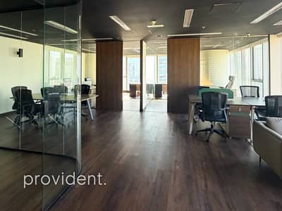 Office for Rent in Business Bay, Dubai - Furnished | Burj View | High Floor | Vacant