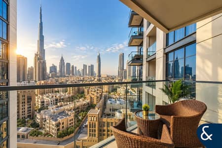 1 Bedroom Flat for Sale in Downtown Dubai, Dubai - Full Burj View | Balcony | Prime Location