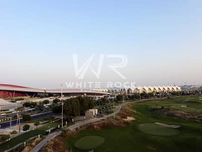 3 Bedroom Flat for Rent in Yas Island, Abu Dhabi - Huge Terrace | Ferrari and Golf View | Spacious