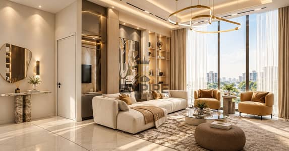 Studio zum Verkauf in Dubai Industrial City, Dubai - Sunlit Modern Luxury Living Room. png