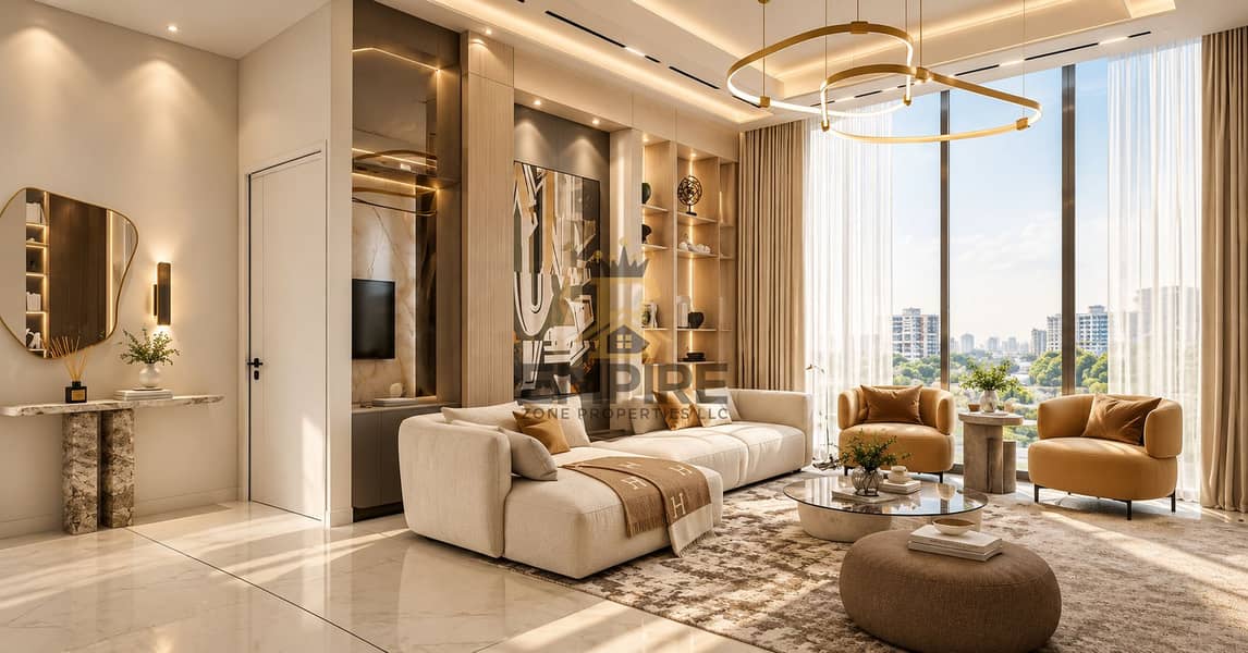 Pool View Studio | Furnished | Balcony | Skyline Outlook