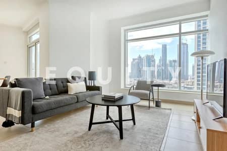 2 Bedroom Apartment for Rent in Downtown Dubai, Dubai - Mid Floor | Unfurnished | 2 BR | Available Now