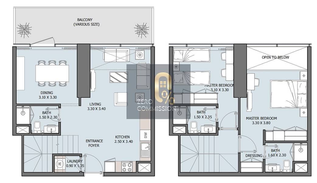 4 2 BHK Convertible A. JPG