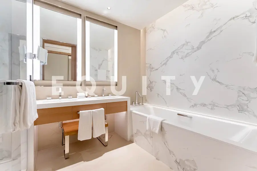 2 BR | High Floor | Vacant | Boulevard & Sea View